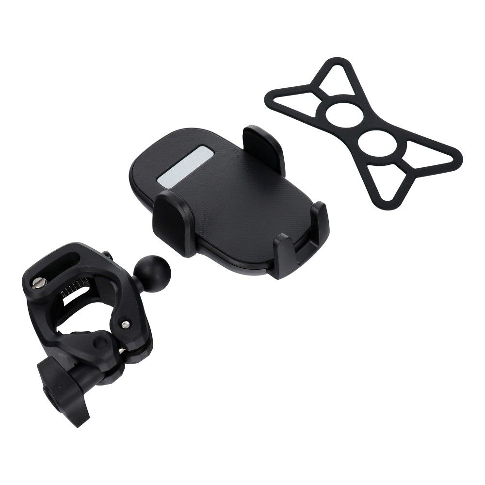 Clamp bike phone holder PREMIUM for handlebars H6-MB01 black