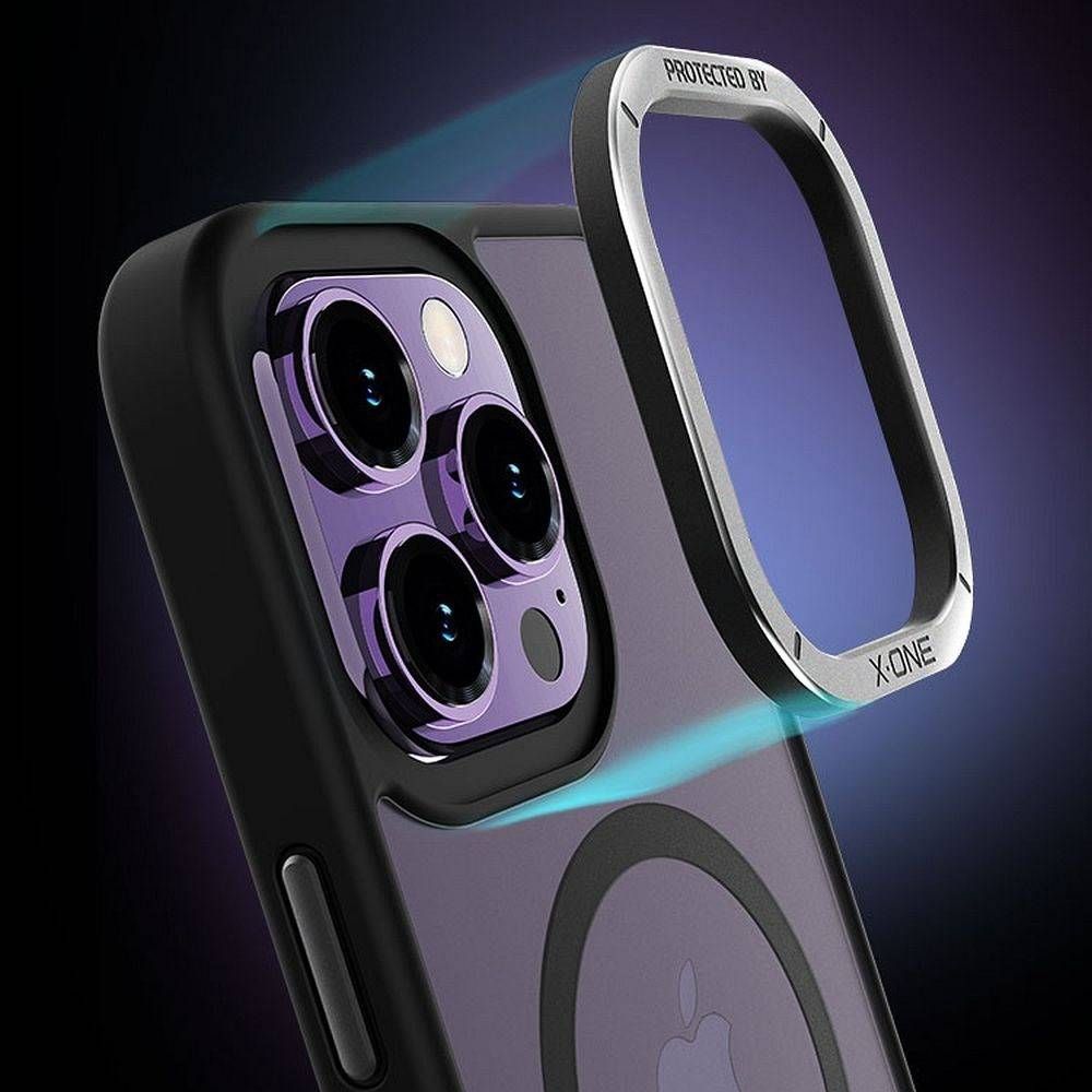 X-ONE Dropguard Magnetic Case Air (MagSafe compatible) - for Apple iPhone 15 Pro black