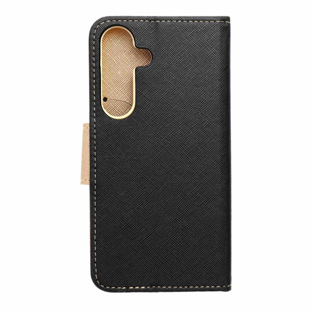 FANCY Book case for SAMSUNG S25 black / gold