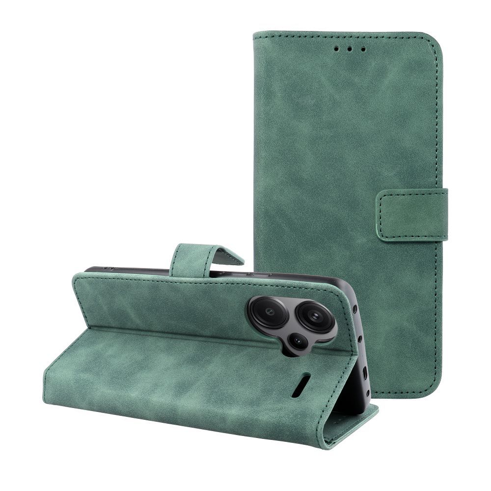 a1f828c3855e64cc5a5af2cd3c4e884b TENDER Book Case for XIAOMI Redmi Note 13 Pro Plus 5G green