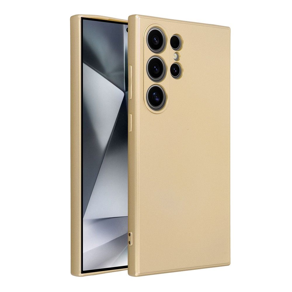 METALLIC Case for SAMSUNG S24 Ultra gold
