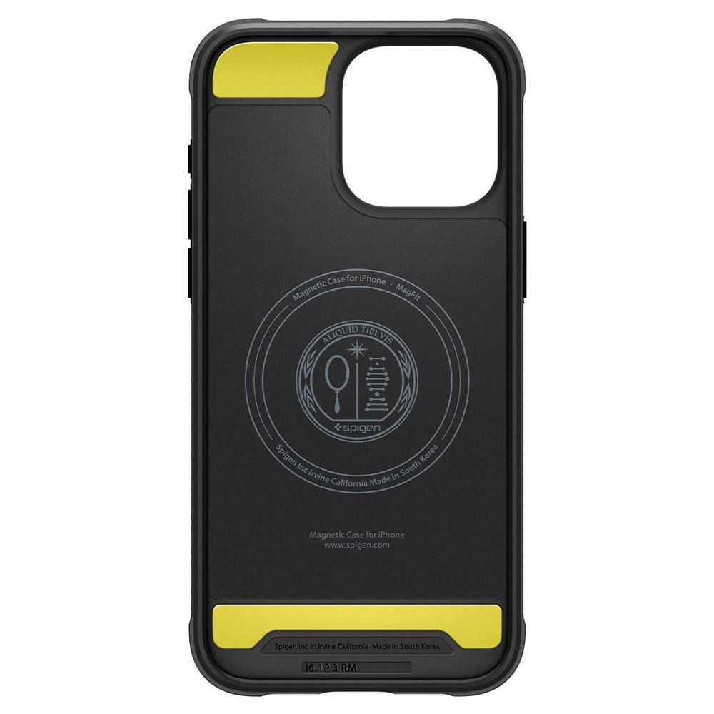 SPIGEN case RUGGED ARMOR MAG compatible with MagSafe for IPHONE 15 Pro matte black