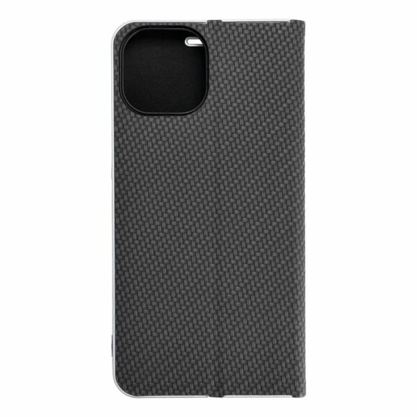 LUNA Book Carbon for IPHONE 15 black