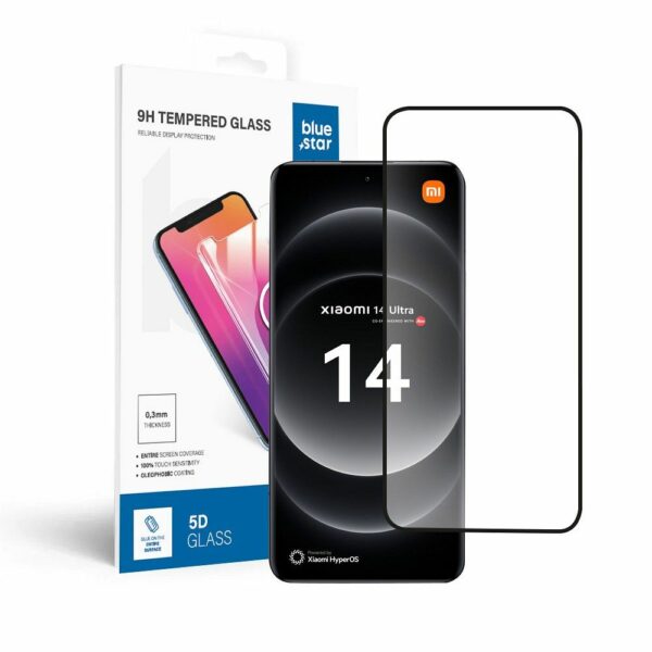Tempered Glass Blue Star - Xiaomi 14 Ultra - black Tempered Glass Blue Star