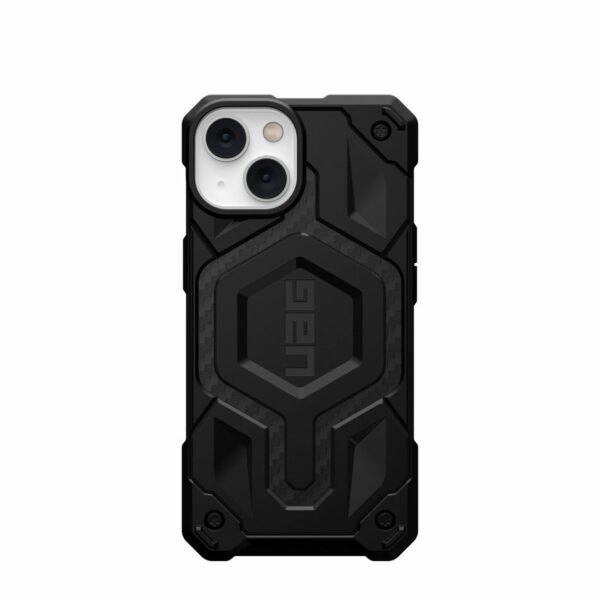 UAG Urban Armor Gear case MONARCH compatible with MagSafe for IPHONE 14 carbon fiber