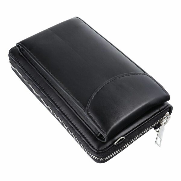 Stylish bag for mobile phone black