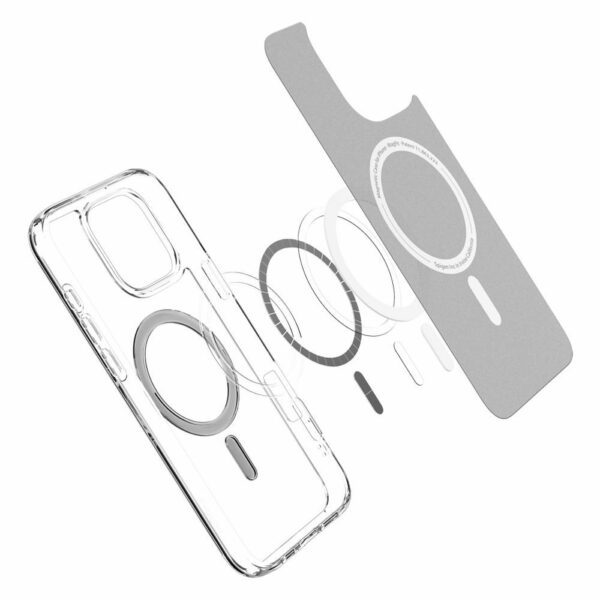 SPIGEN case ULTRA HYBRID MAG compatible with MagSafe for IPHONE 16 Pro graphite