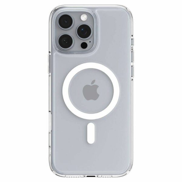 SPIGEN case ULTRA HYBRID "T" MAG compatible with MagSafe for IPHONE 16 Pro Max white