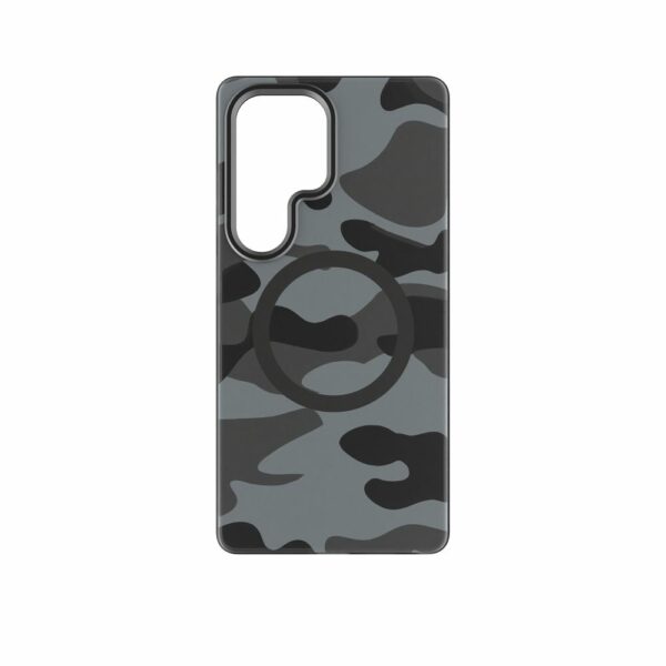 FORCELL F-PROTECT Levels with Dual Layer 4D technology, Military Drop-Test compatible with MagSafe for SAMSUNG S25 ULTRA black camo