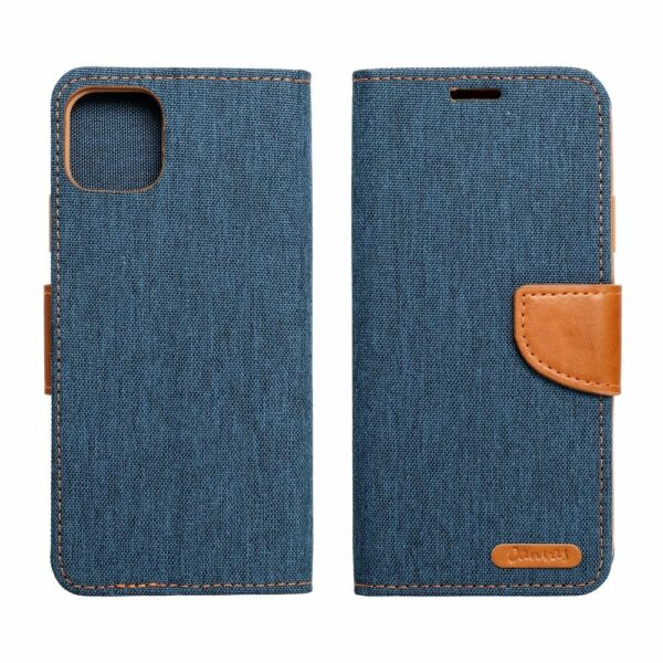CANVAS Book case for SAMSUNG A52 5G / A52 LTE ( 4G ) / A52s 5G navy blue