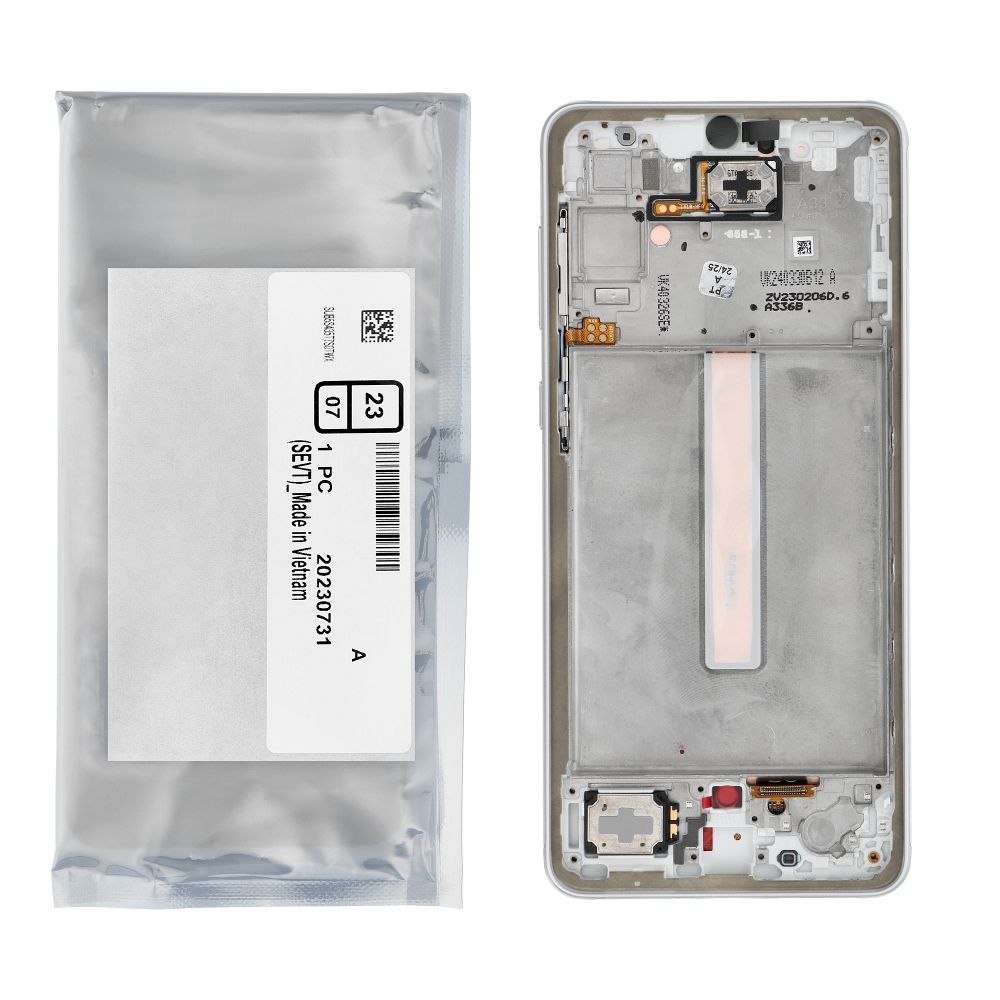 ServicePack LCD Display SAMSUNG A33 5G A336B GH82-28143B White