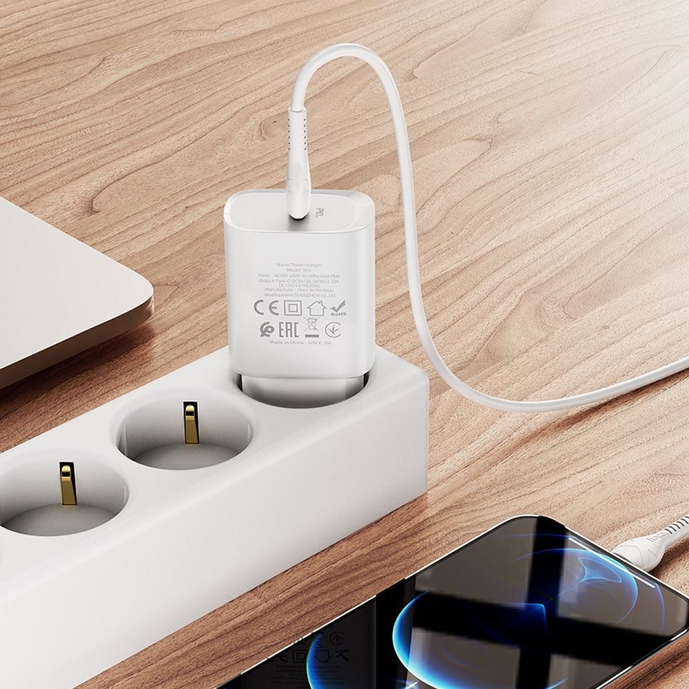 HOCO charger Type C PD 20W N14 white