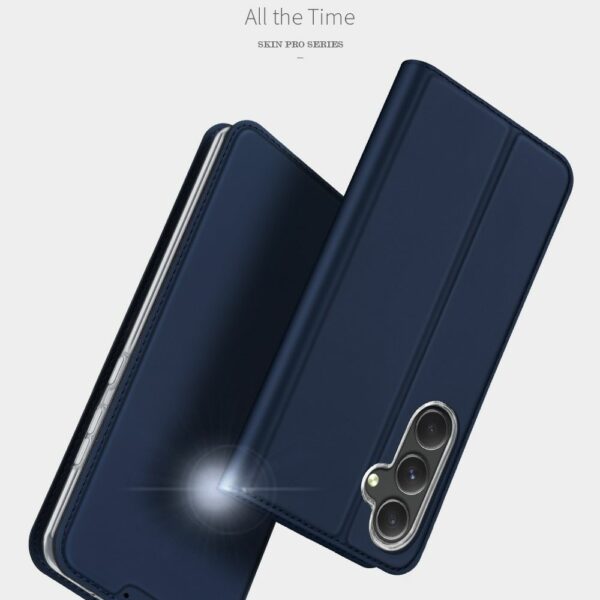 DUX DUCIS wallet case SKIN PRO for SAMSUNG S23 FE blue