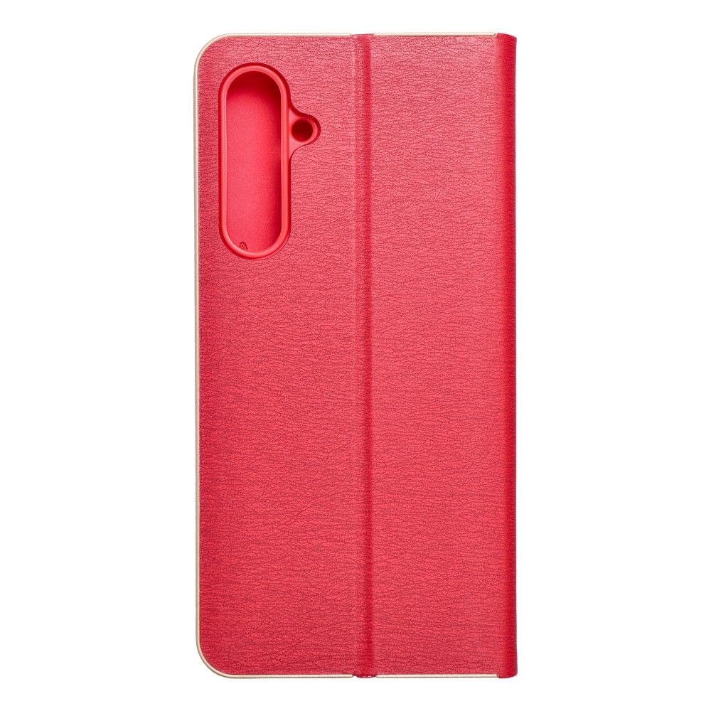 a50b0eeb2ad79d4da6a4eb9495cb7d43 LUNA Book Gold for SAMSUNG S23 FE red