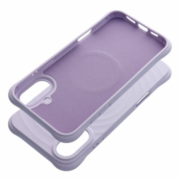 Silicone Zephyr Mag Cover compatible with MagSafe do IPHONE 16 PLUS lilac