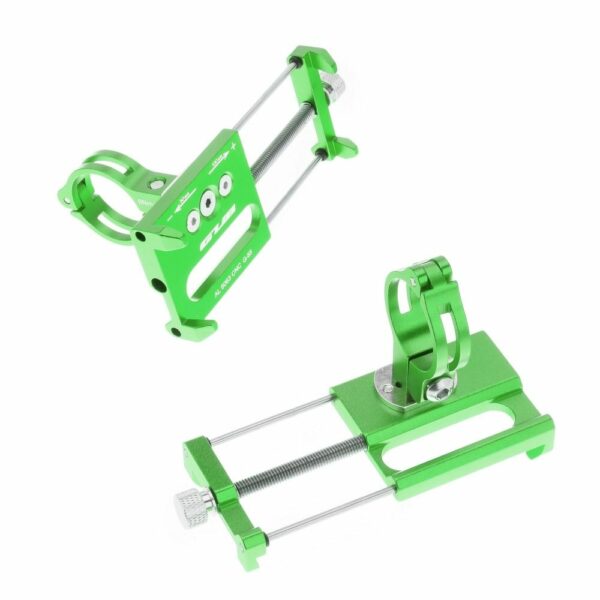 GUB bike holder for mobile phone G85 Aluminium green