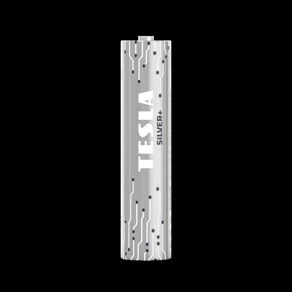TESLA alkaline battery R3 (AAA) SILVER+ [4x120] 4 pcs
