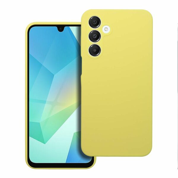 Case SILICONE 2mm for SAMSUNG A16 5G / A16 4G lemon