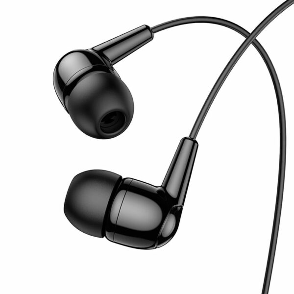 HOCO wire earphones Jack 3,5 mm with microphone M97 black