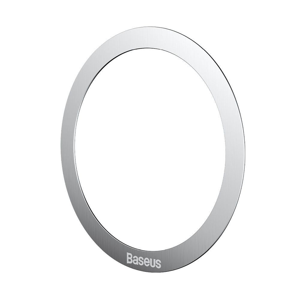 BASEUS universal round plate compatible with MagSafe PCCH000012 2 pcs silver