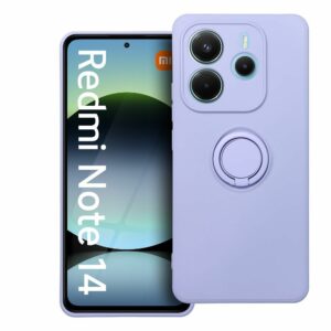 SILICONE RING case for XIAOMI Redmi Note 14 5G violet