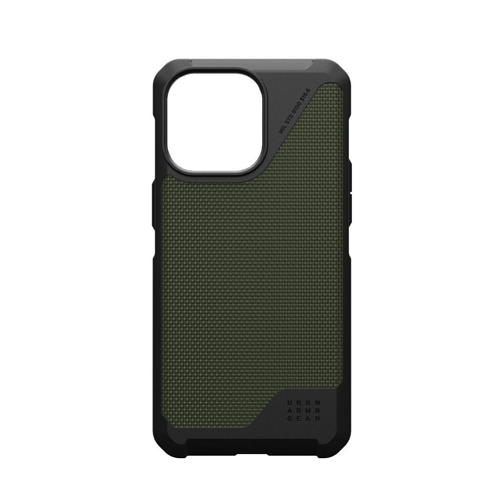 UAG Urban Armor Gear case METROPOLIS LT compatible with MagSafe for IPHONE 15 Pro Max kevlar olive