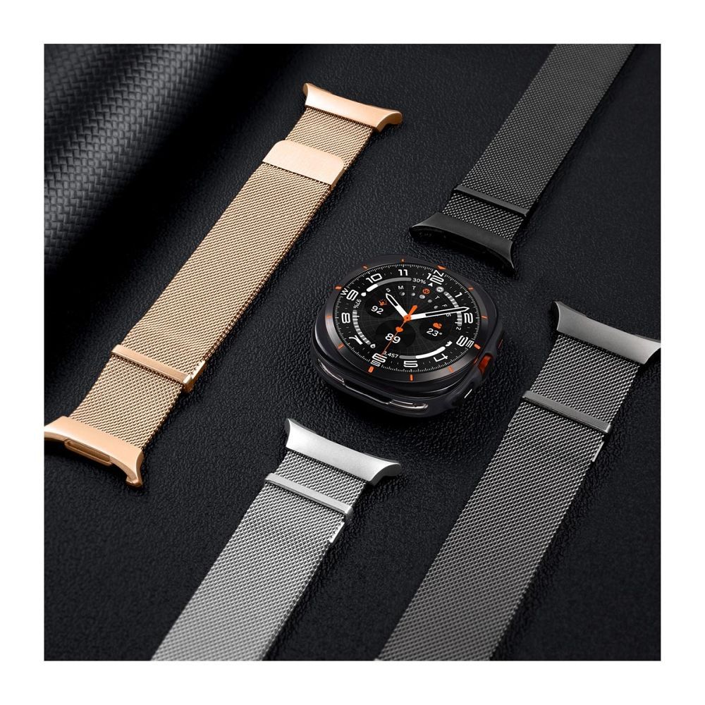 DUX DUCIS strap MILANESE stainless steel magnetic 47 mm black