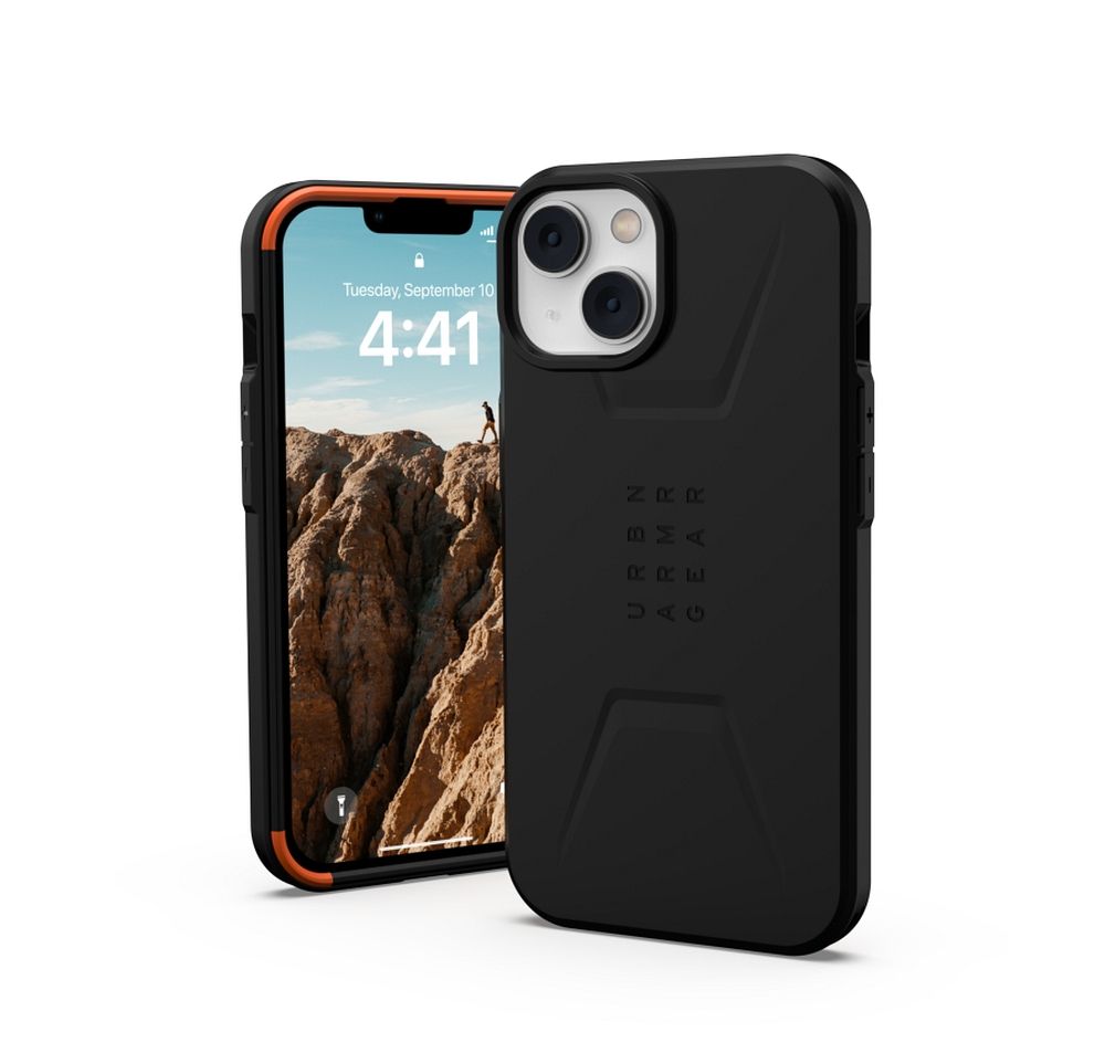UAG Urban Armor Gear case CIVILIAN compatible with MagSafe for IPHONE 14 Plus black