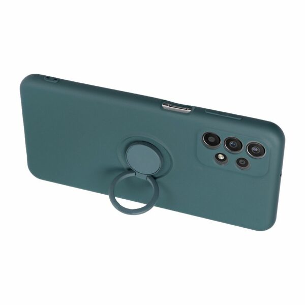 SILICONE RING case for SAMSUNG A55 5G green