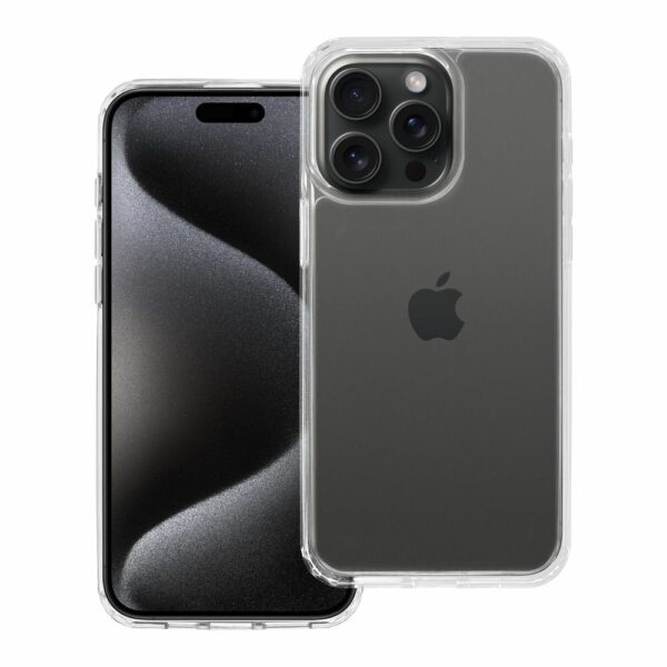 SUPER CLEAR HYBRID case for IPHONE 15 Pro Max transparent