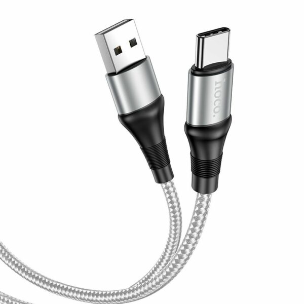 HOCO cable USB A do Type C 3A X50 1 m gray