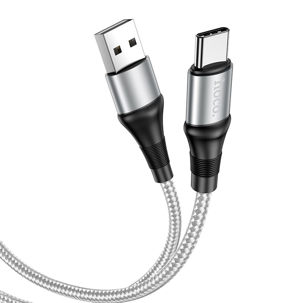 HOCO cable USB A do Type C 3A X50 1 m gray