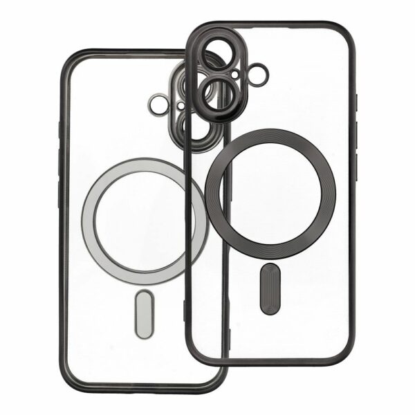 ELECTRO MAG COVER case compatible with MagSafe for IPHONE 16 black
