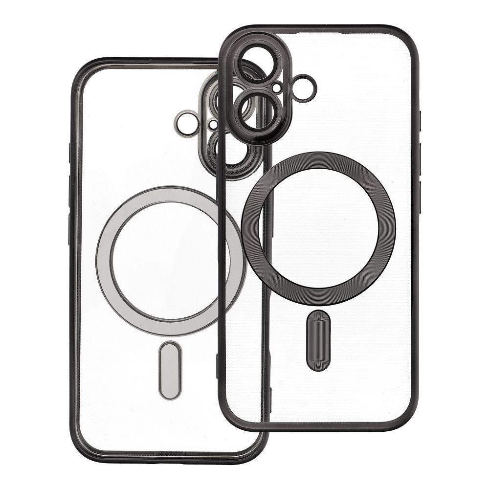 ELECTRO MAG COVER case compatible with MagSafe for IPHONE 16 black