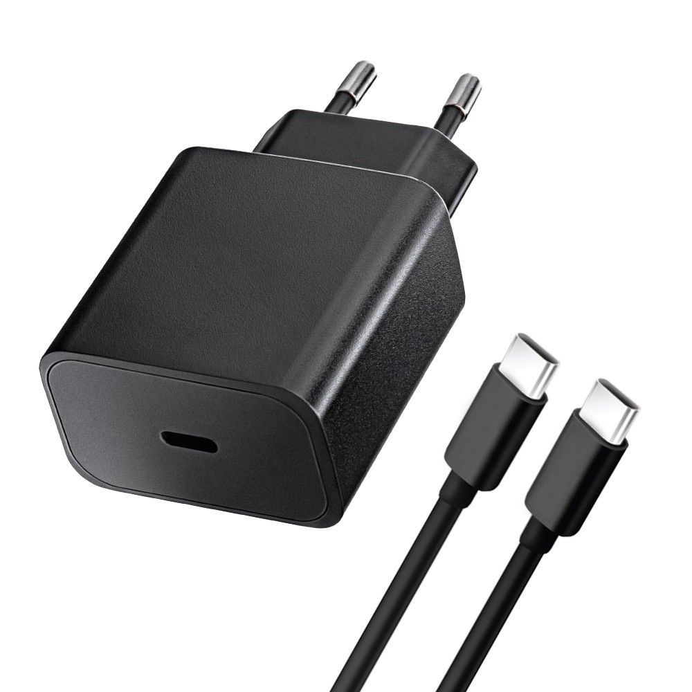 BLUE STAR travel charger Type C + cable Type C to Type C PD QC4.0 3A 20W TFB-TC-20WPD black