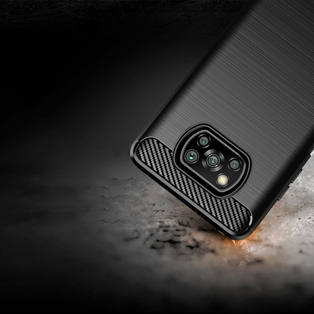CARBON case for XIAOMI POCO X3 black