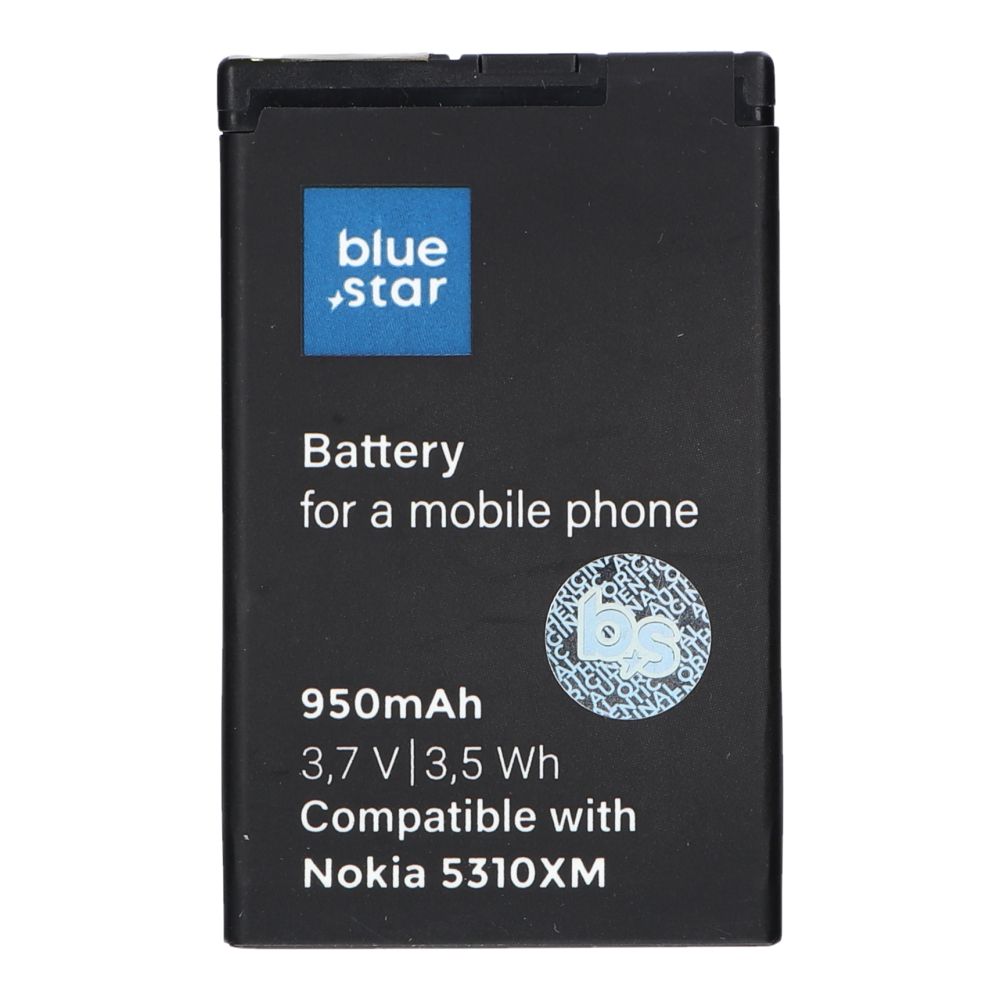 a7b986b212f636e85c487111fded8dd1 BLUE STAR PREMIUM battery for NOKIA 5310 XM / 6600F / 7210S 950 mAh