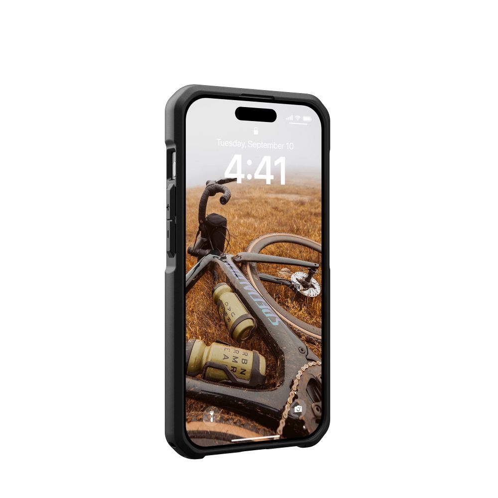 UAG Urban Armor Gear case METROPOLIS LT compatible with MagSafe for IPHONE 15 Pro kevlar olive