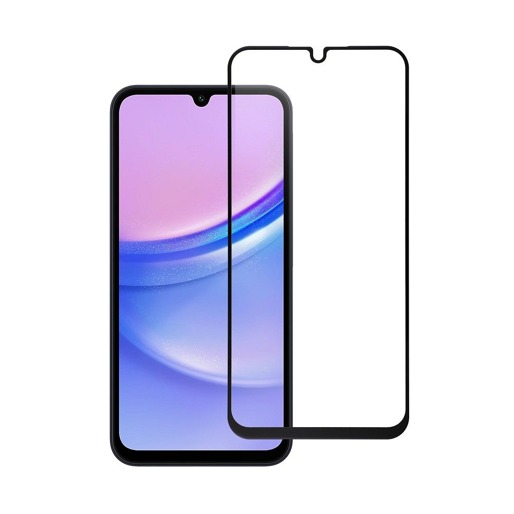 a7ef9e873773fc8af494cef13ad61c86 Tempered Glass Blue Star - SAMSUNG A15 5G Full Face (full glue with frame/small size) - black Tempered Glass Blue Star