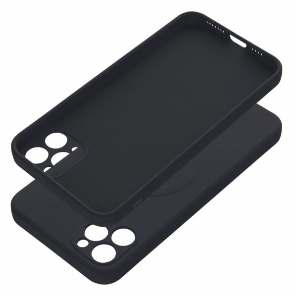 SILICONE MAG COVER case compatible with MagSafe for IPHONE 11 Pro Max black