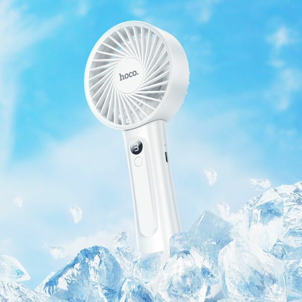 HOCO portable handheld fan HX20 white