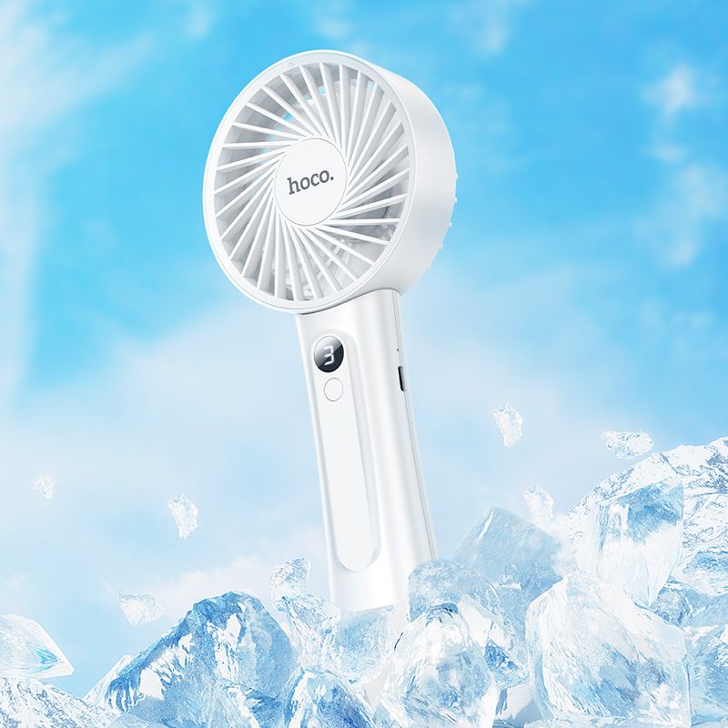 HOCO portable handheld fan HX20 white