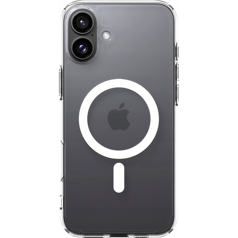 SPIGEN case ULTRA HYBRID MAG compatible with MagSafe for IPHONE 16 Plus white