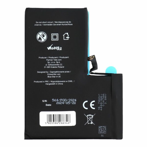 BLUE STAR HQ battery for IPHONE 14 Pro Max 4323 mAh