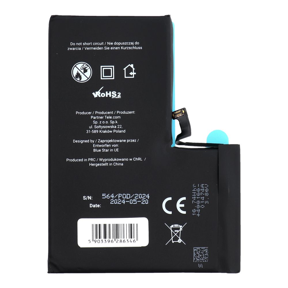 a85006b2e516d6c67fa57752573f5772 BLUE STAR HQ battery for IPHONE 14 Pro Max 4323 mAh