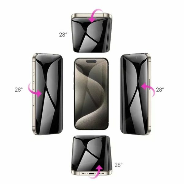 HOCO tempered glass 360-degree for IPHONE 15 Pro