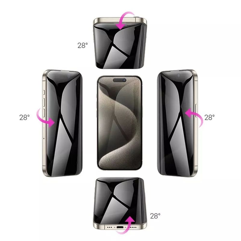 HOCO tempered glass 360-degree for IPHONE 15 Pro