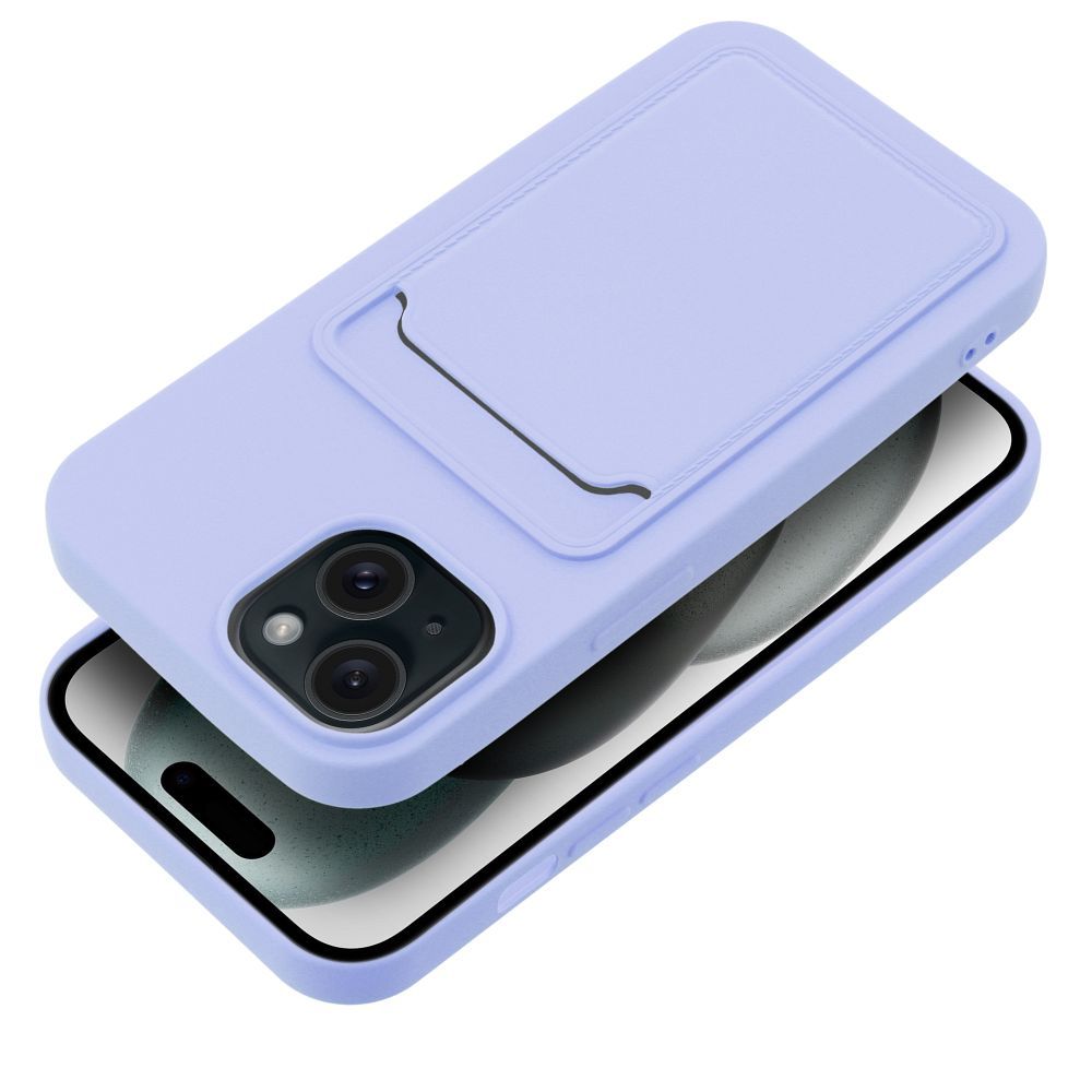 CARD case for IPHONE 15 violet