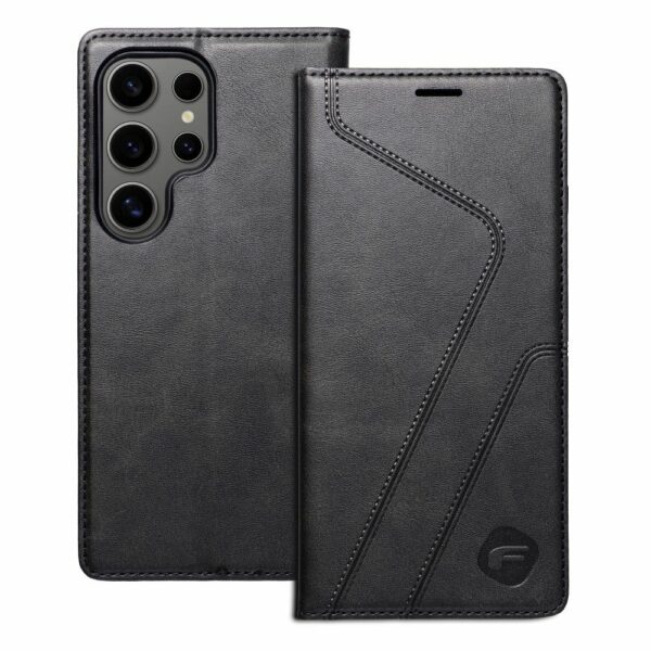 FORCELL F-PROTECT RFID Blocker book case for XIAOMI Redmi Note 14 Pro black