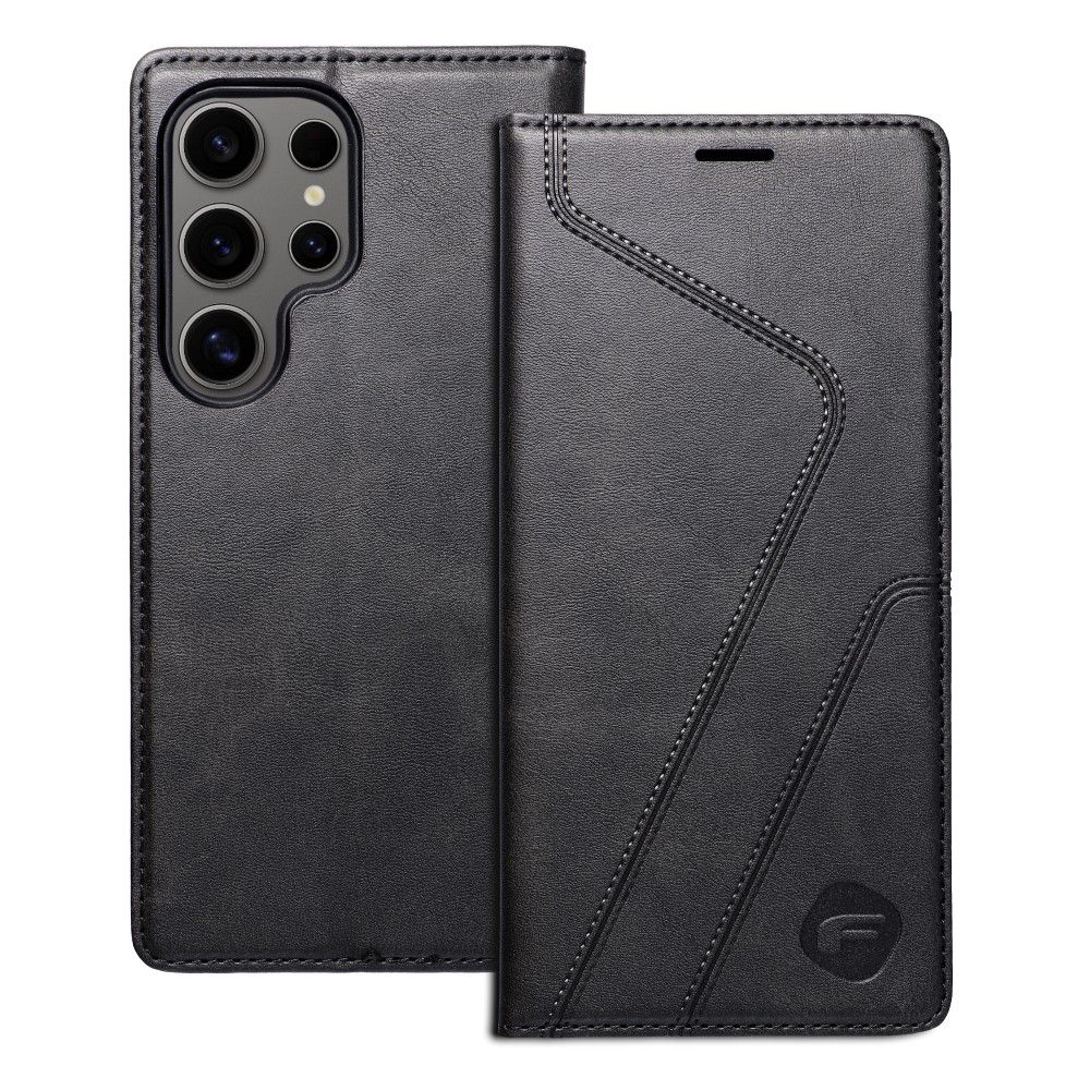 FORCELL F-PROTECT RFID Blocker book case for XIAOMI Redmi Note 14 Pro black